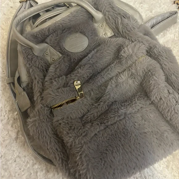 Anello Faux Fur Mini Backpack - Picture 1 of 6